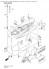 407A  - Gear Case (407A -   )