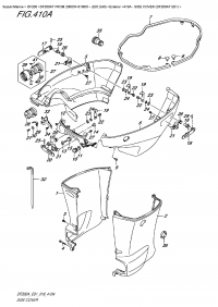 410A  -  Side Cover (Df200At  E01) (410A -   (Df200At E01))