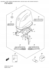 420A  -  Engine Cover  (E01) (420A -   () (E01))