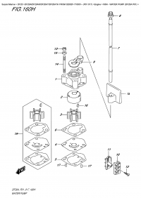 160H  -  Water  Pump  (Df20A  P01) (160H -   (Df20A P01))