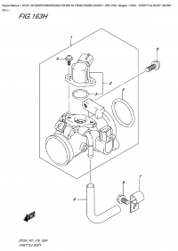 163H  -  Throttle  Body  (Df20A  P01) (163H -   (Df20A P01))