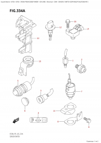 334A  -  Sensor / Switch ((Df9.9B,Df15A,Df20A):P01) (334A -    ( (Df9.9B, Df15A, Df20A) : P01))