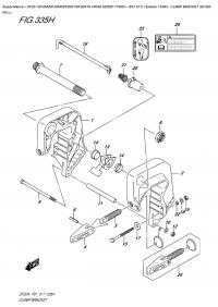 335H  -  Clamp  Bracket  (Df20A  P01) (335H -   (Df20A P01))