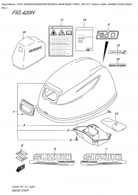 420H  -  Engine  Cover  (Df20A  P01) (420H -   () (Df20A P01))