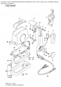 544G  -  Opt:remote  Control  Assy  Single  (1)  (Df20A  P01) (544G -    ,  (1) (Df20A P01))