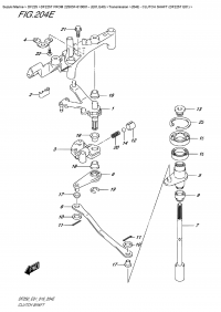 204E  -  Clutch  Shaft  (Df225T  E01) (204E -   (Df225T E01))