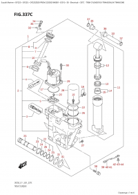 337C - Trim Cylinder (X-Transom,Xx-Transom) (337C -   (X-Transom, Xx-Transom))