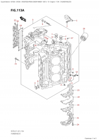 113A - Cylinder Block (113A -  )