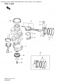 116A  -  Crankshaft (116A - )