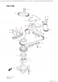 119A - Timing Chain  (Df225T,Df225Z,Df250T,Df250Z) (119A -   (Df225T, Df225Z, Df250T, Df250Z))