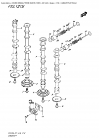 121B  -  Camshaft  (Df250A) (121B -   (Df250A))