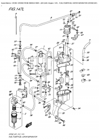 147L  -  Fuel  Pump/fuel  Vapor  Separator  (Df250Z  E01) (147L -   /    (Df250Z E01))