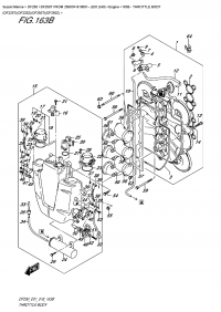 163B  -  Throttle Body  (Df225T)(Df225Z)(Df250T)(Df250Z) (163B -   (Df225T) (Df225Z) (Df250T) (Df250Z))