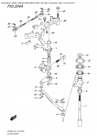 204A  - Clutch  Shaft (204A -  )