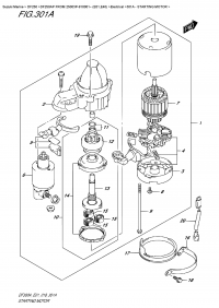 301A  -  Starting  Motor (301A -  )