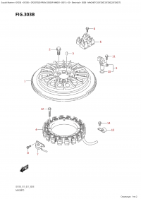 303B  - Magneto (Df250T,Df250Z,Df250St) (303B -  (Df250T, Df250Z, Df250St))