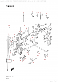 322C - Harness (Df250T,Df250Z) (322C -   (Df250T, Df250Z))