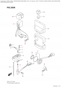 326A  -  Ptt  Switch  /  Engine  Control  Unit (Df200T,Df200Z, (326A -   /    (Df200T, Df200Z,)