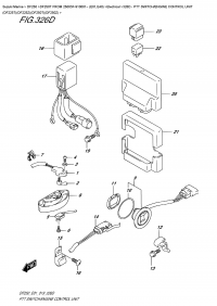 326D  -  Ptt  Switch/engine  Control  Unit  (Df225T)(Df225Z)(Df250T)(Df250Z) (326D -   /    (Df225T) (Df225Z) (Df250T) (Df250Z))