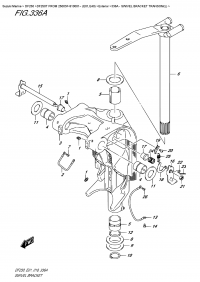 336A  -  Swivel Bracket  Transom(L) (336A -   Transom (L))