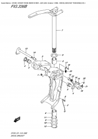 336B  -  Swivel Bracket  Transom(X,xx) (336B -   Transom (X, xx))