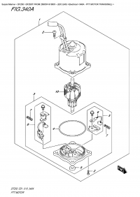 340A  -  Ptt  Motor  Transom(L) (340A -   Transom (L))