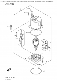 340L  -  Ptt  Motor  Transom(X,xx)  (Df250Z  E01) (340L -   Transom (X, xx) (Df250Z E01))