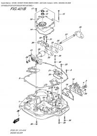 401B  -  Engine Holder  (Df200Z)(Df225T)(Df225Z)(Df250T)(Df250Z) (401B -   (Df200Z) (Df225T) (Df225Z) (Df250T) (Df250Z))