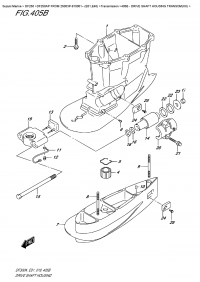 405B  - Drive  Shaft  Housing  Transom(Xx) (405B -    Transom (Xx))