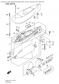 407A  - Gear Case (407A -   )