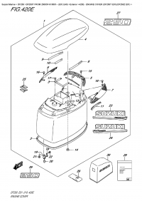 420E  -  Engine Cover  (Df250T  E01)(Df250Z  E01) (420E -   () (Df250T E01) (Df250Z E01))