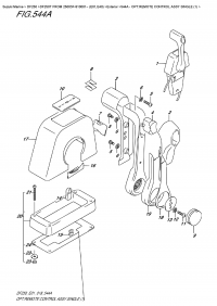 544A  -  Opt:remote  Control  Assy  Single  (1) (544A -    ,  (1))