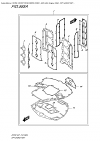 585A  -  Opt:gasket  Set (585A - :  )