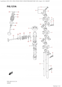 121A - Camshaft (121A -  )
