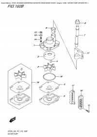 160B - Water  Pump  (Df25Ar  P01) (160B -   (Df25Ar P01))