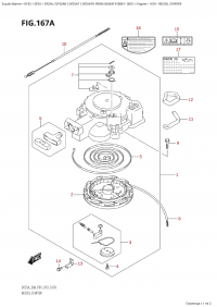 167A - Recoil Starter (167A -  )