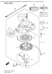 167A - Recoil Starter (167A -  )