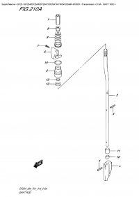 210A  -  Shift  Rod (210A -  )