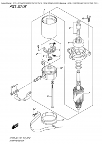 301B  -  Starting  Motor  (Df25Ar  P01) (301B -   (Df25Ar P01))