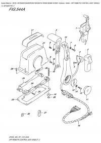 544A -  Opt:remote  Control  Assy  Single  (1)  (Df25Ar  P01) (544A -    ,  (1) (Df25Ar P01))