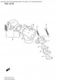 127A  -  Intake  Pipe/silencer (127A -   / )