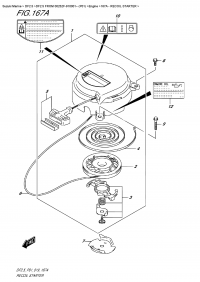 167A  -  Recoil  Starter (167A -  )