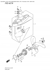 407A  -  Gear  Case (407A -   )