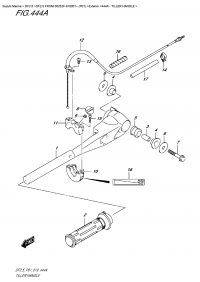 444A  -  Tiller  Handle (444A - )