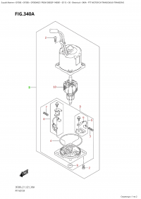 340A - Ptt  Motor  (X-Transom,Xx-Transom) (340A -   (X-Transom, Xx-Transom))