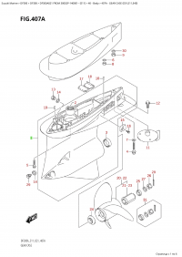 407A - Gear Case (E01,E11,E40) (407A -    (E01, E11, E40))