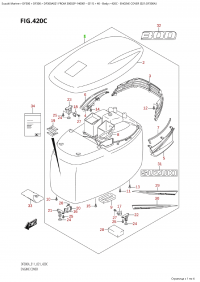 420C - Engine Cover (021:Df300A) (420C -   () (021: Df300A))