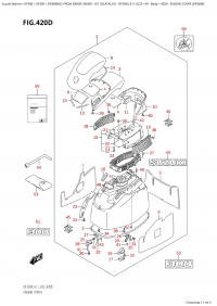 420D - Engine Cover (Df300B) (420D -   () (Df300B))