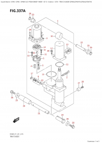 337A  -  Trim Cylinder (Df40A,Df40Ath,Df50A,Df50Ath) (337A -   (Df40A, Df40Ath, Df50A, Df50Ath))