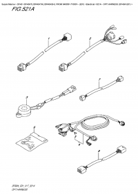 521A  -  Opt:harness  (Df40A  E01) (521A - :   (Df40A E01))